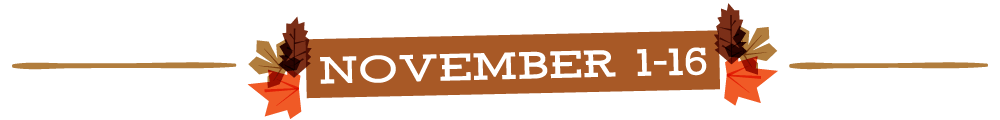 November 1-16