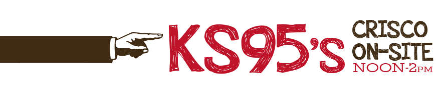 KS95's Crisco On-Site from Noon - 2pm